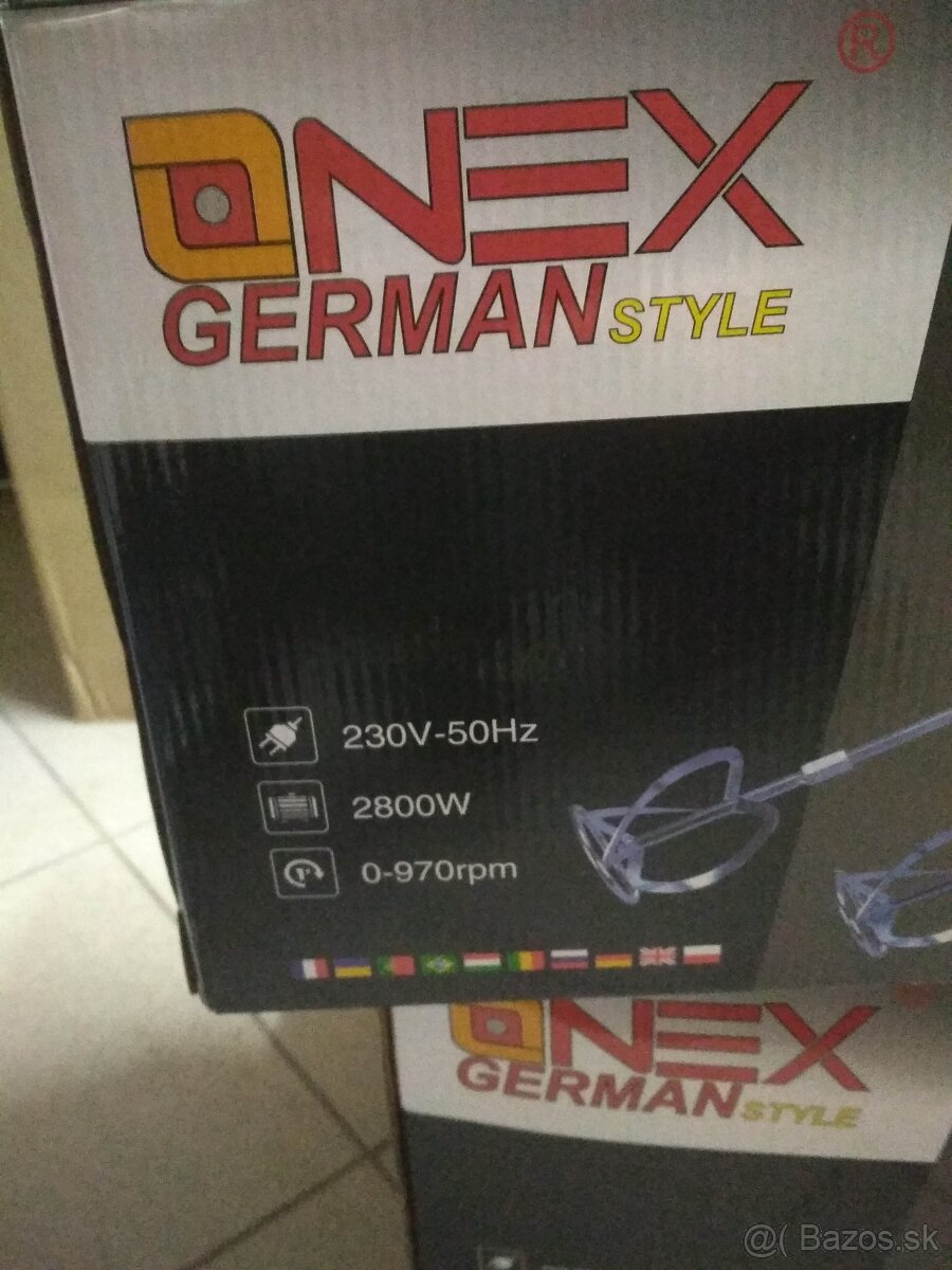 Stavebné miešadlo 2800 W s reguláciou otáčok-nové - 2