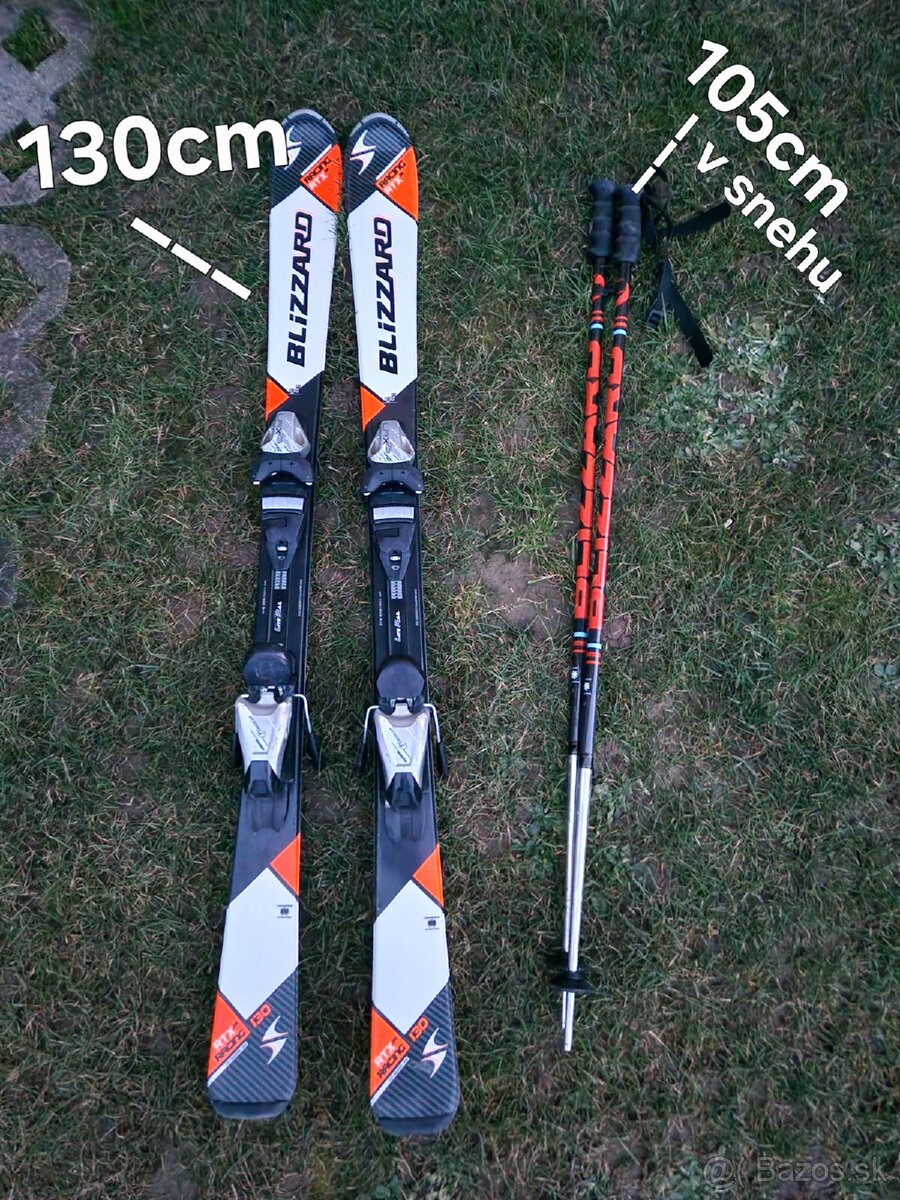 Lyže + Lyžiarske Palice - 2