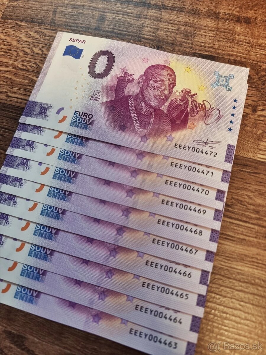 Bankovky Separ 2. séria | UNC, 2024 - 2