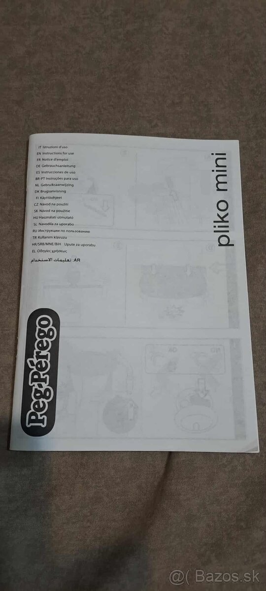 kočík Peg Pérego Pliko Mini červený - 2