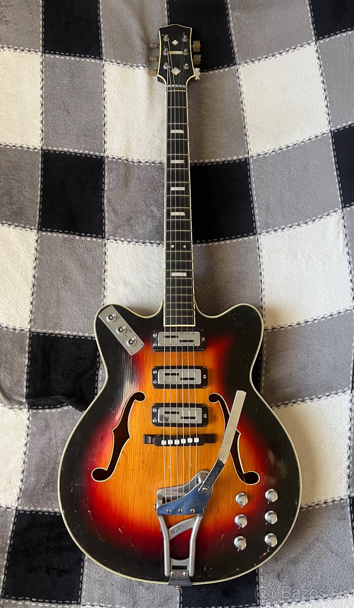 Fasan De Luxe 60s elektrická gitara - 2
