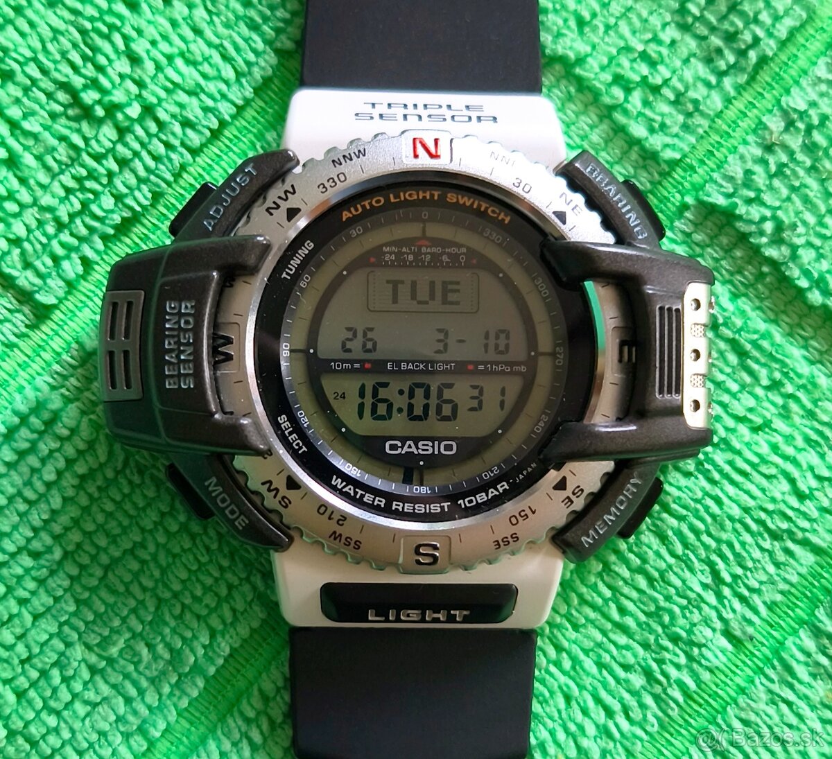 Casio Protrek PRT-40 Kompas, Barometer, Výškomer - 2