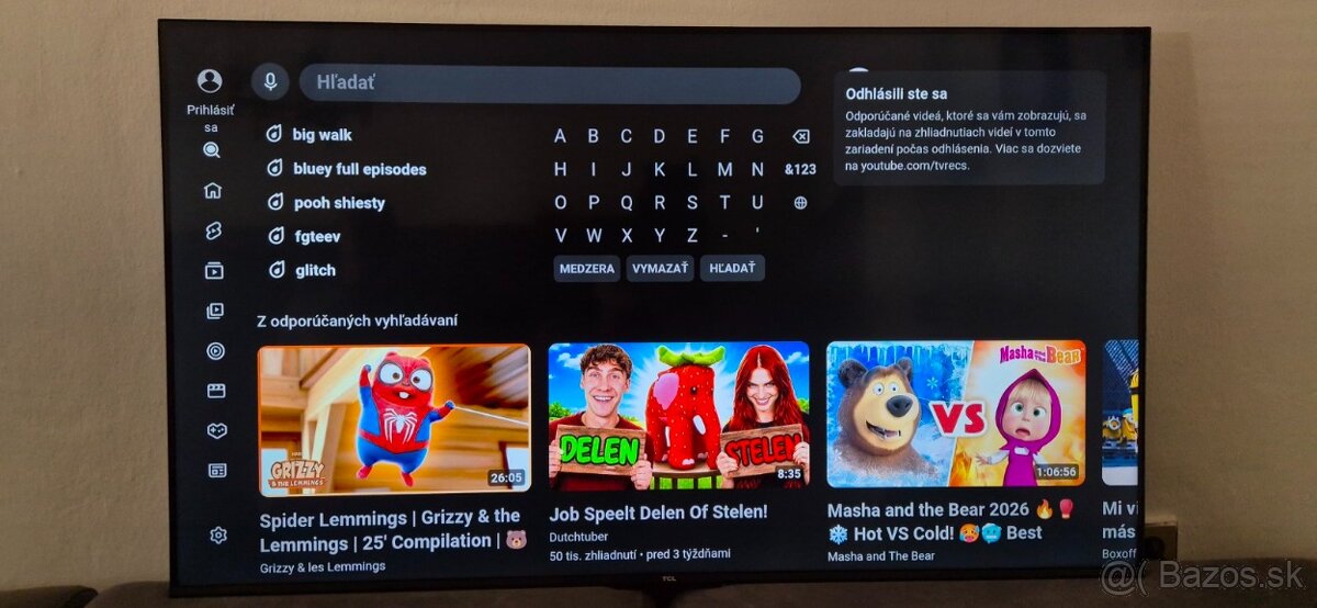 Smart tv android 140cm - 2