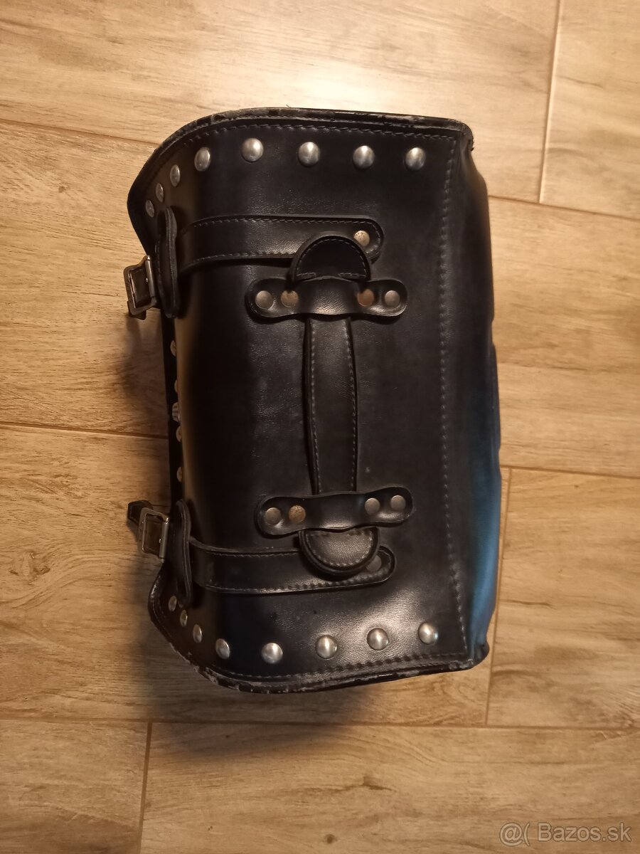 Kožený kufor na choppra - 2