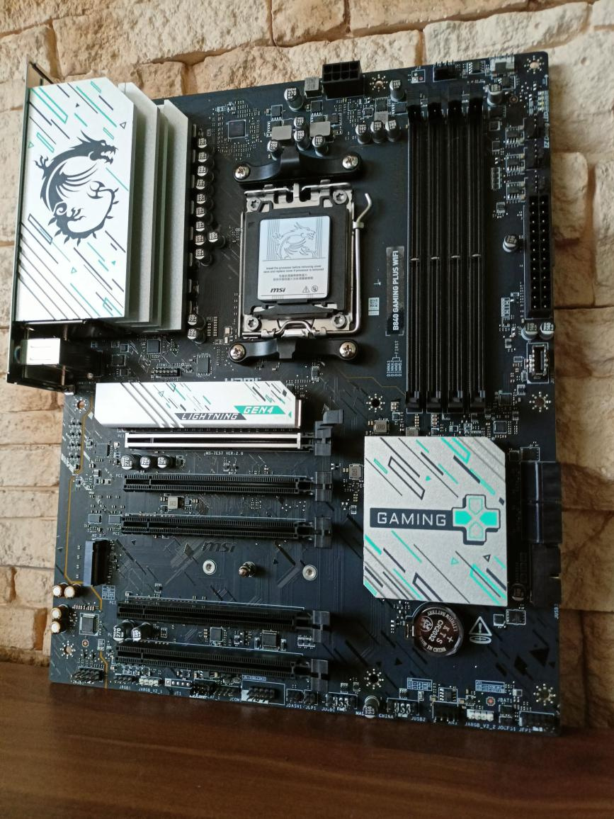 Herná doska MSI B840 GAMING PLUS WIFI, socket AM5, záruka - 2