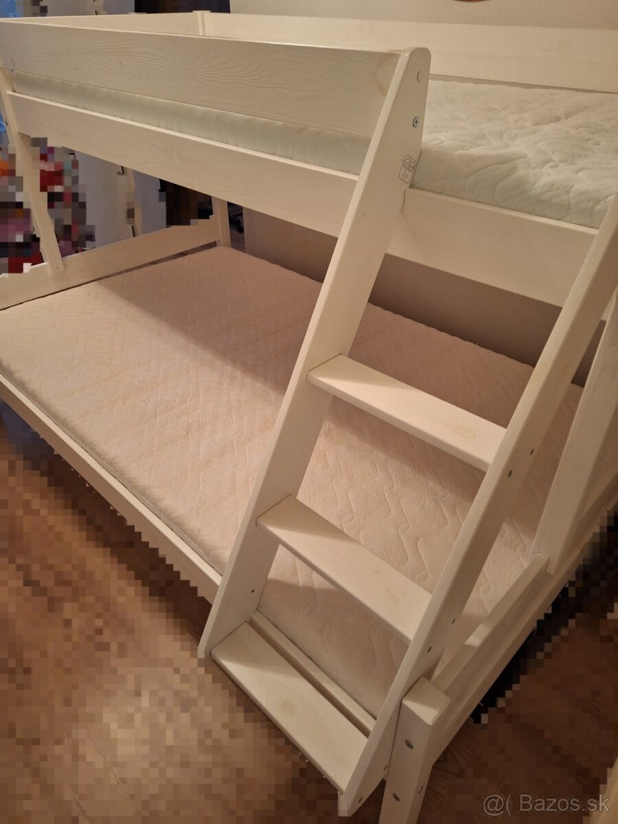 Poschodová posteľ s matracmi TOP STAV - 2