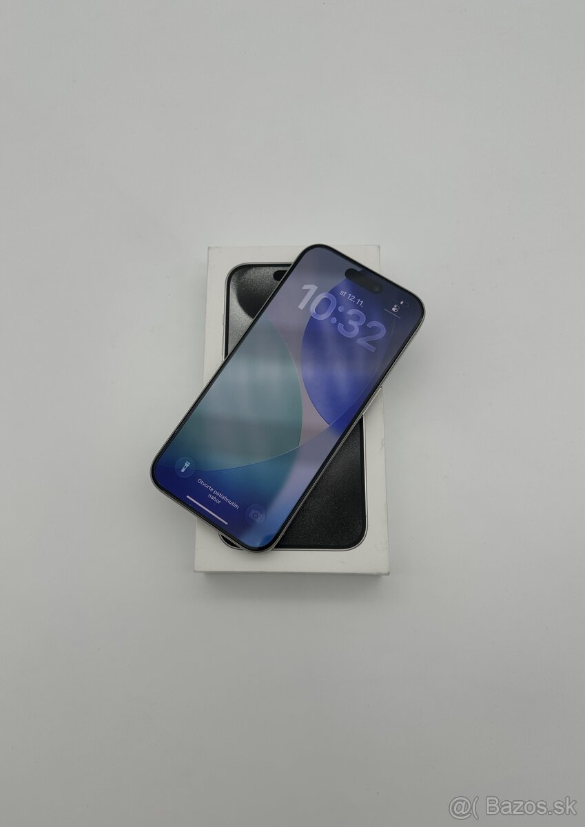 iPhone 15 Pro 128GB White Titanium + ZÁRUKA - 2