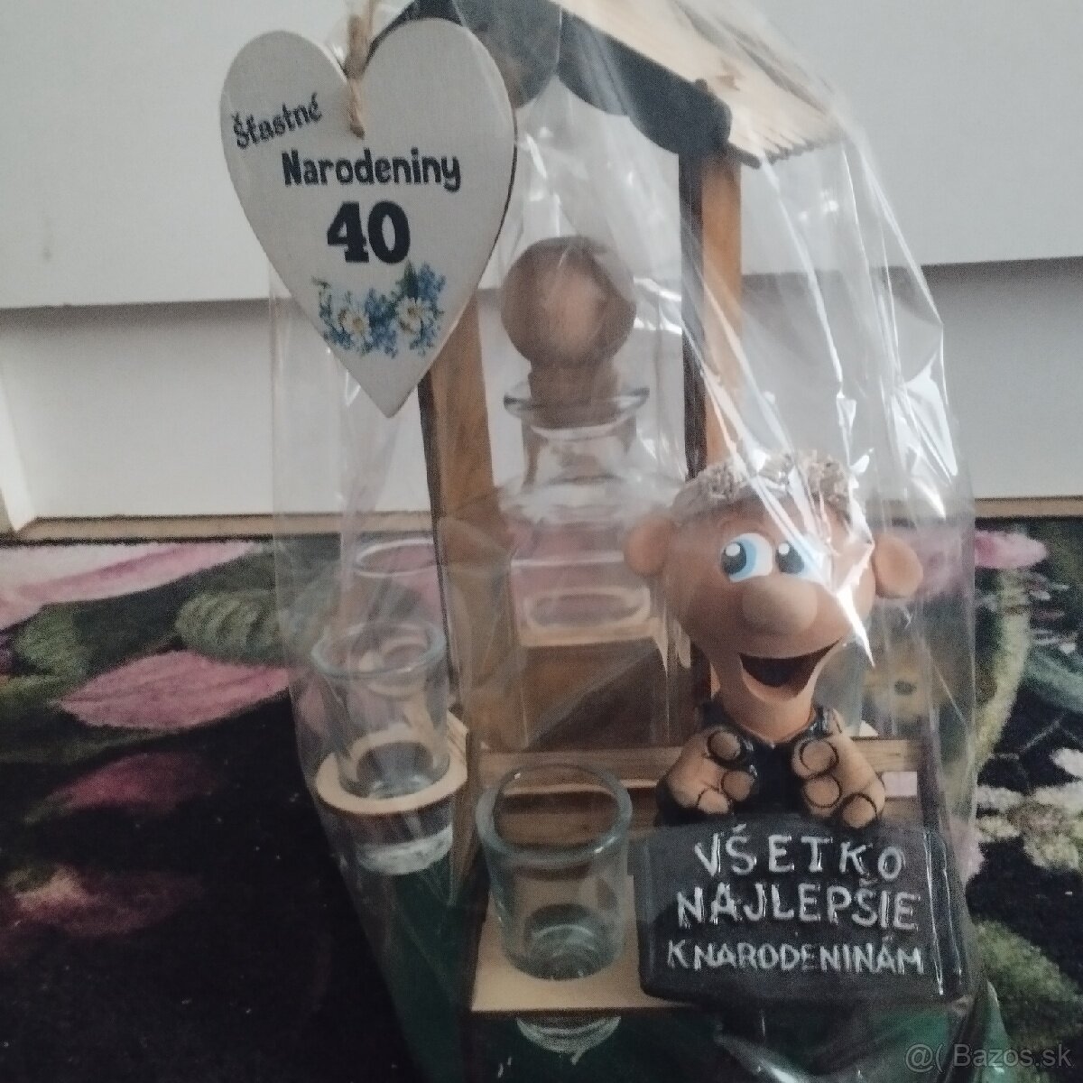 Karafa +6 pohárikov darčekové balenie - 2