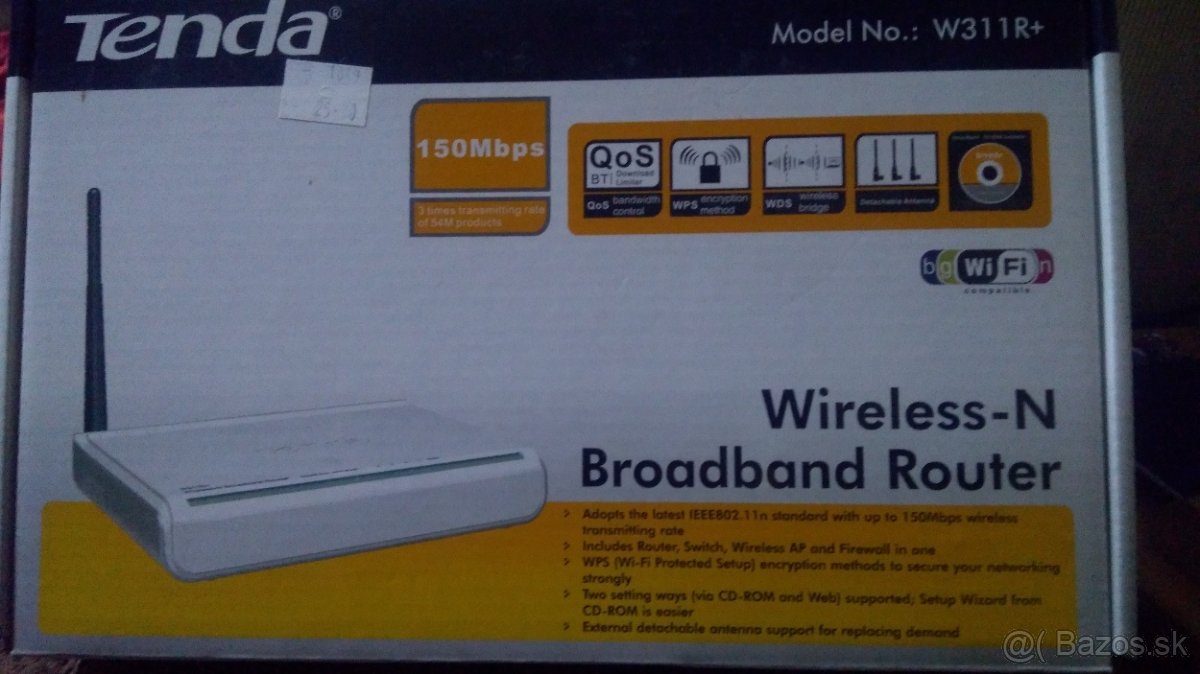 Wireless router Tenda W311R+ - 2