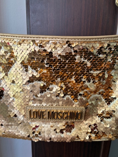 Kabelka Moschino zlatá - 2