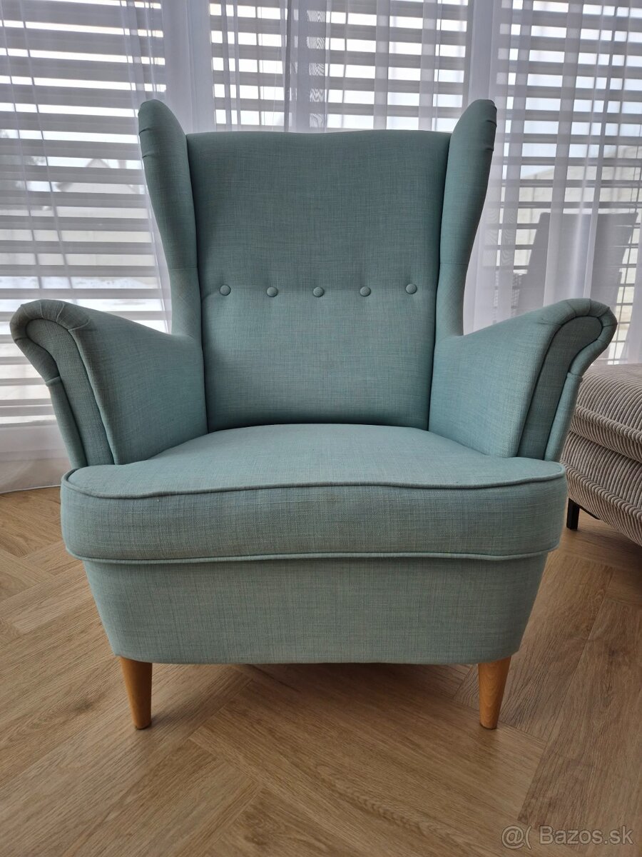 Ikea STRANDMON ušiak kreslo - 2