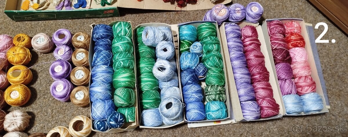 Bavlnky na vyšívanie - 2