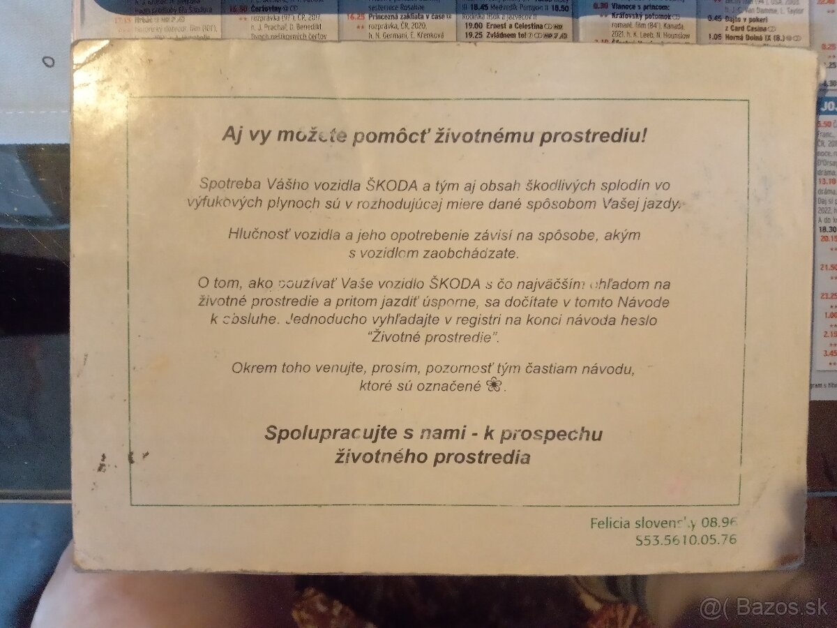 Felicia - návod - 2