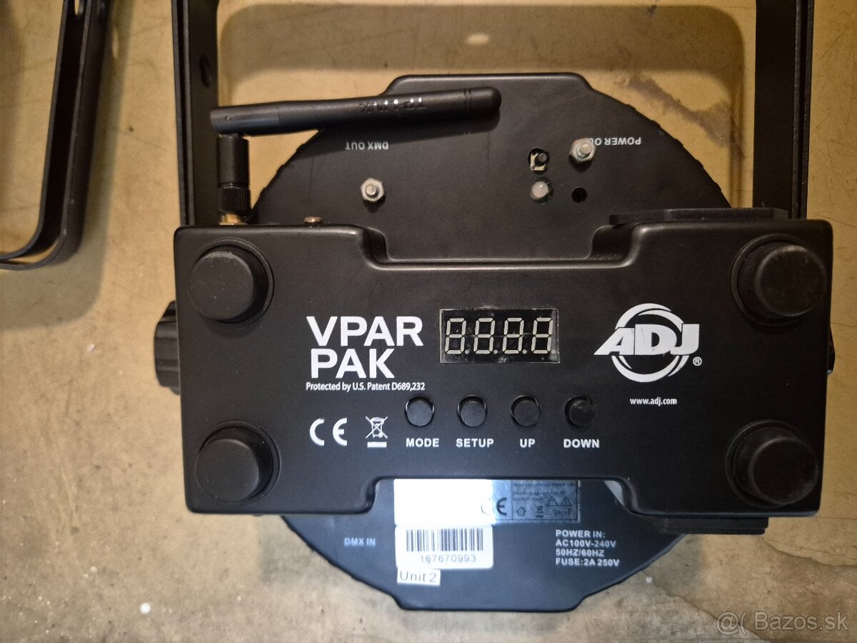 14x ADJ VPAR s wifi a taškami - 2