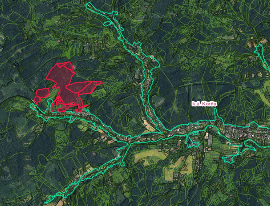 Korňa – 15.100 m2 LES NA PREDAJ - 2