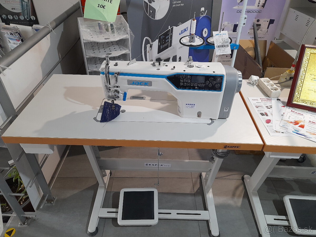 šijací stroj JACK A6F-E dvojité podáv, rameno 30cm - 2