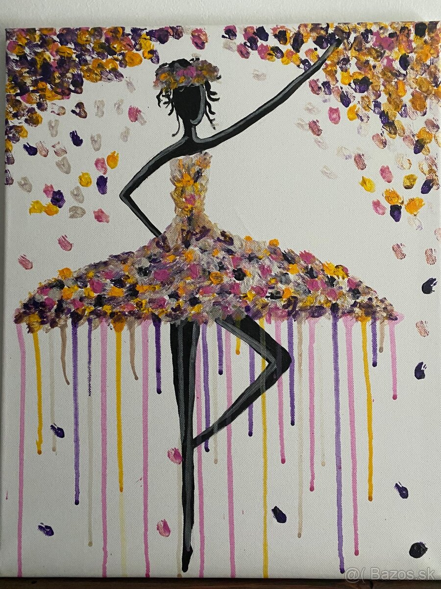 🎨 Ručne maľovaný obraz 40 × 50 cm – akryl na plátne - 2