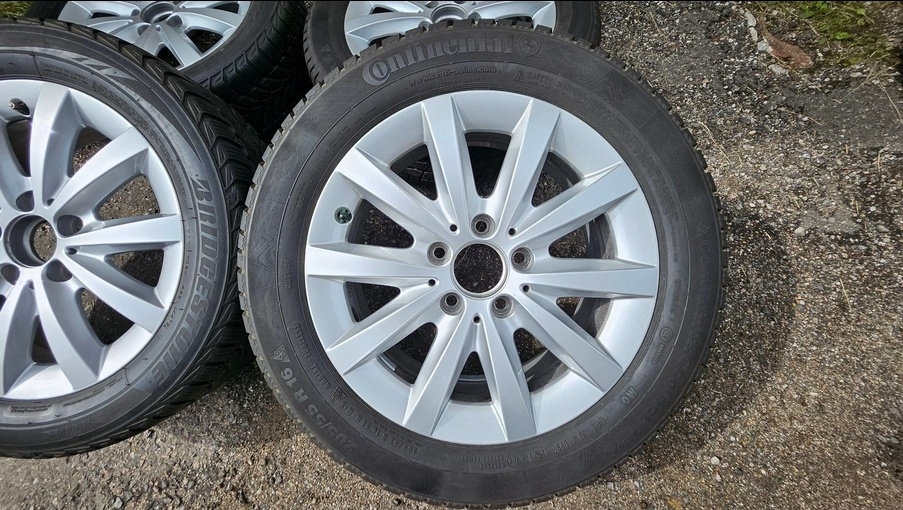ALU kola Mercedes 5x112 + Continental 205/55 R16 - 2