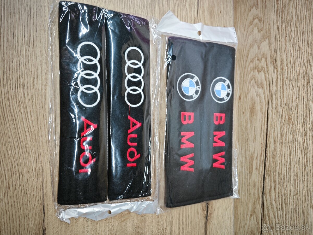 Nové návleky na bezpečnostné pásy do auta - rôzne značky - 2