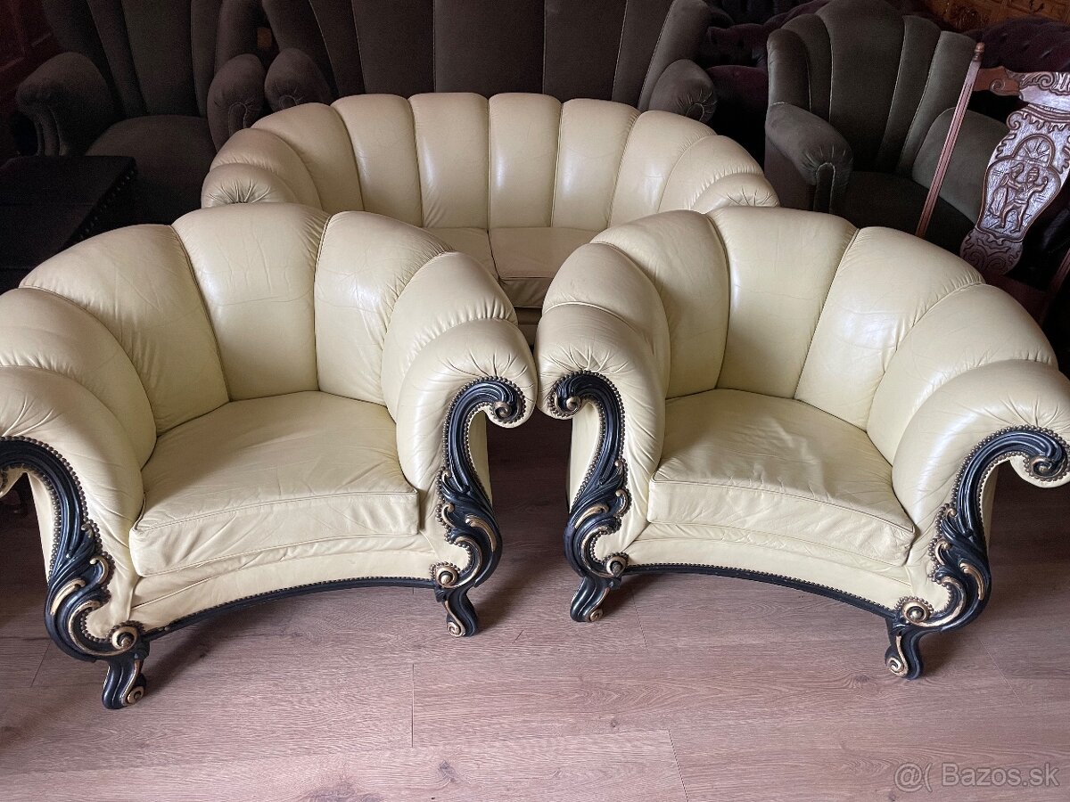 Kožená sedacia súprava - 2