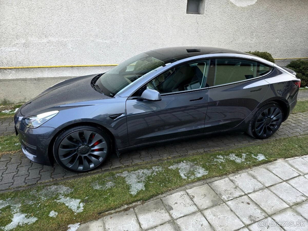 TESLA MODEL 3 PERFORMANCE FACELIFT BLACK PACKET LONG RANGE - 2