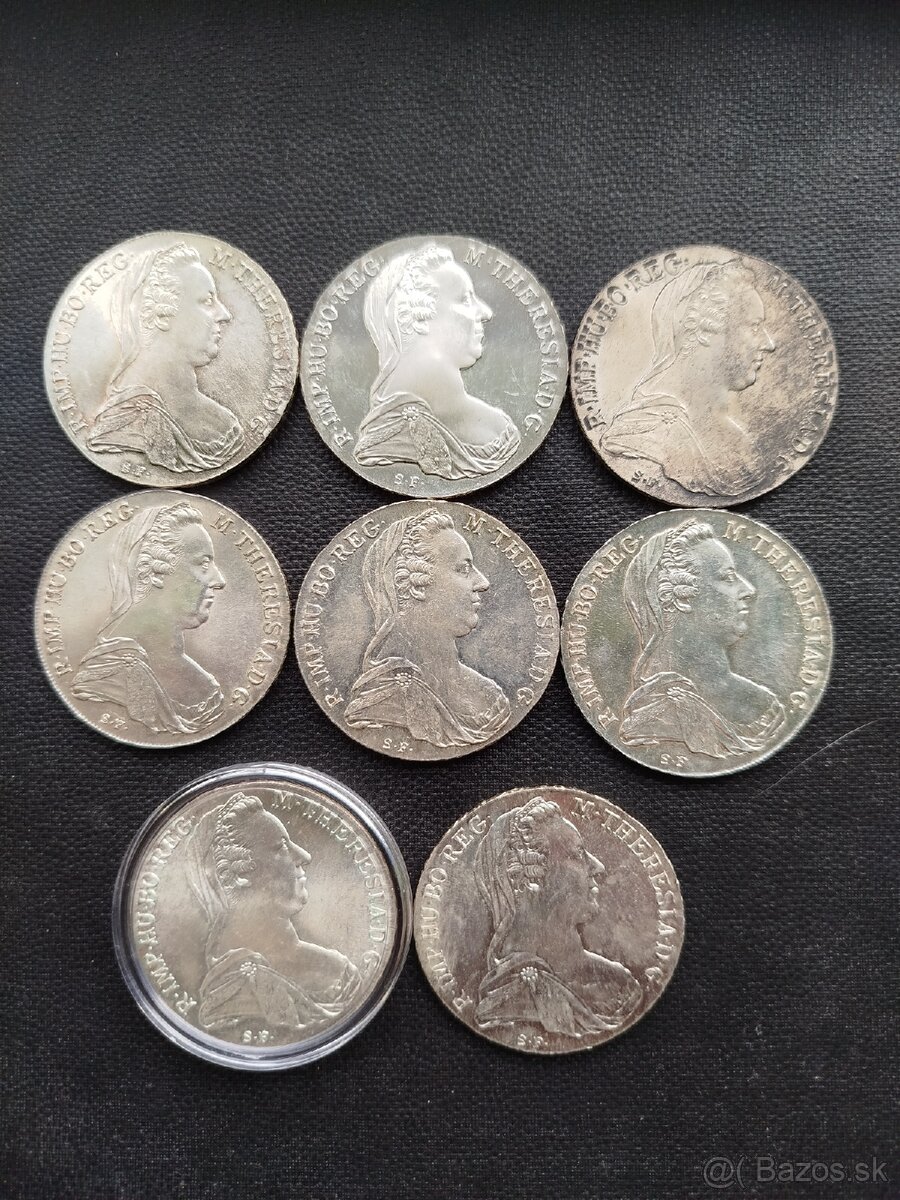 Toliare MT 1780 striebro 8ks - 2