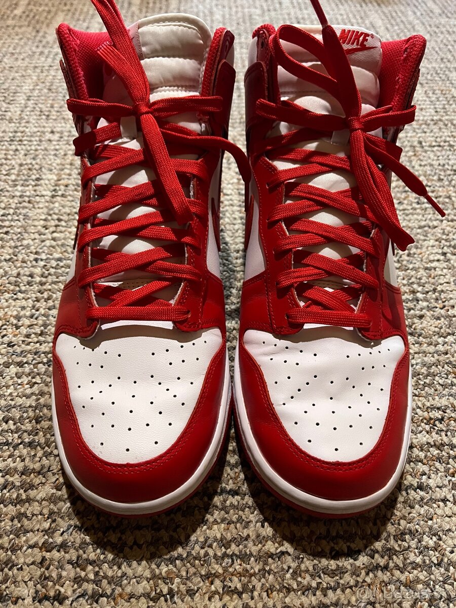 Nike Dunk High University Red Vel 45,5 - 2