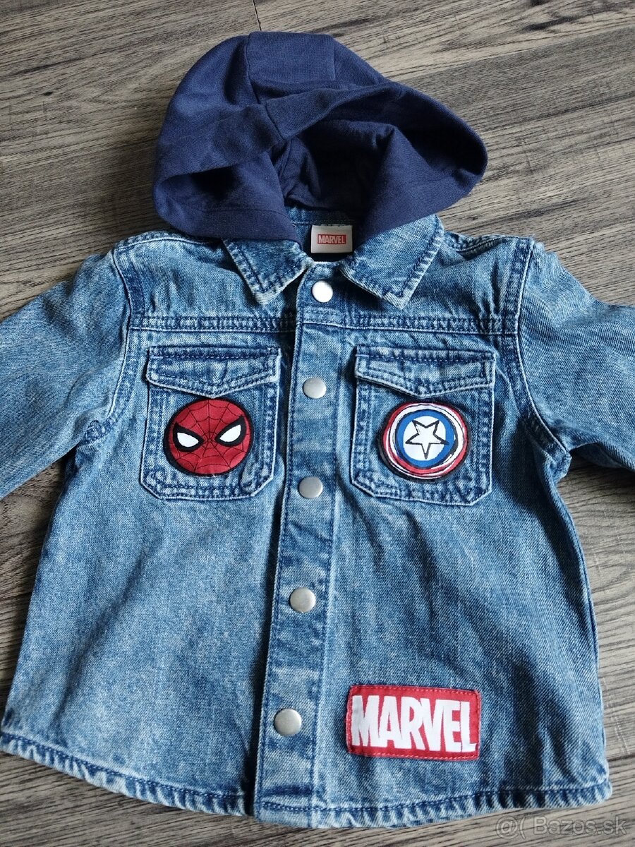 Rifľová bunda zn. Marvel nová - 2