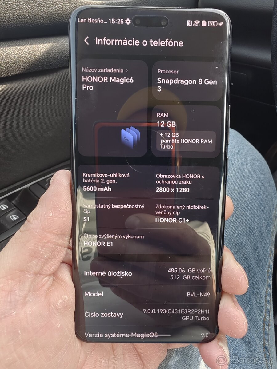 Predam Honor Magic 6 pro 12/512gm - 2