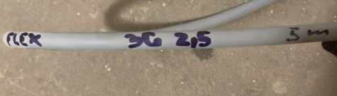 Predam kabel silovy 3 x 2,5 mm2 flexi - 2