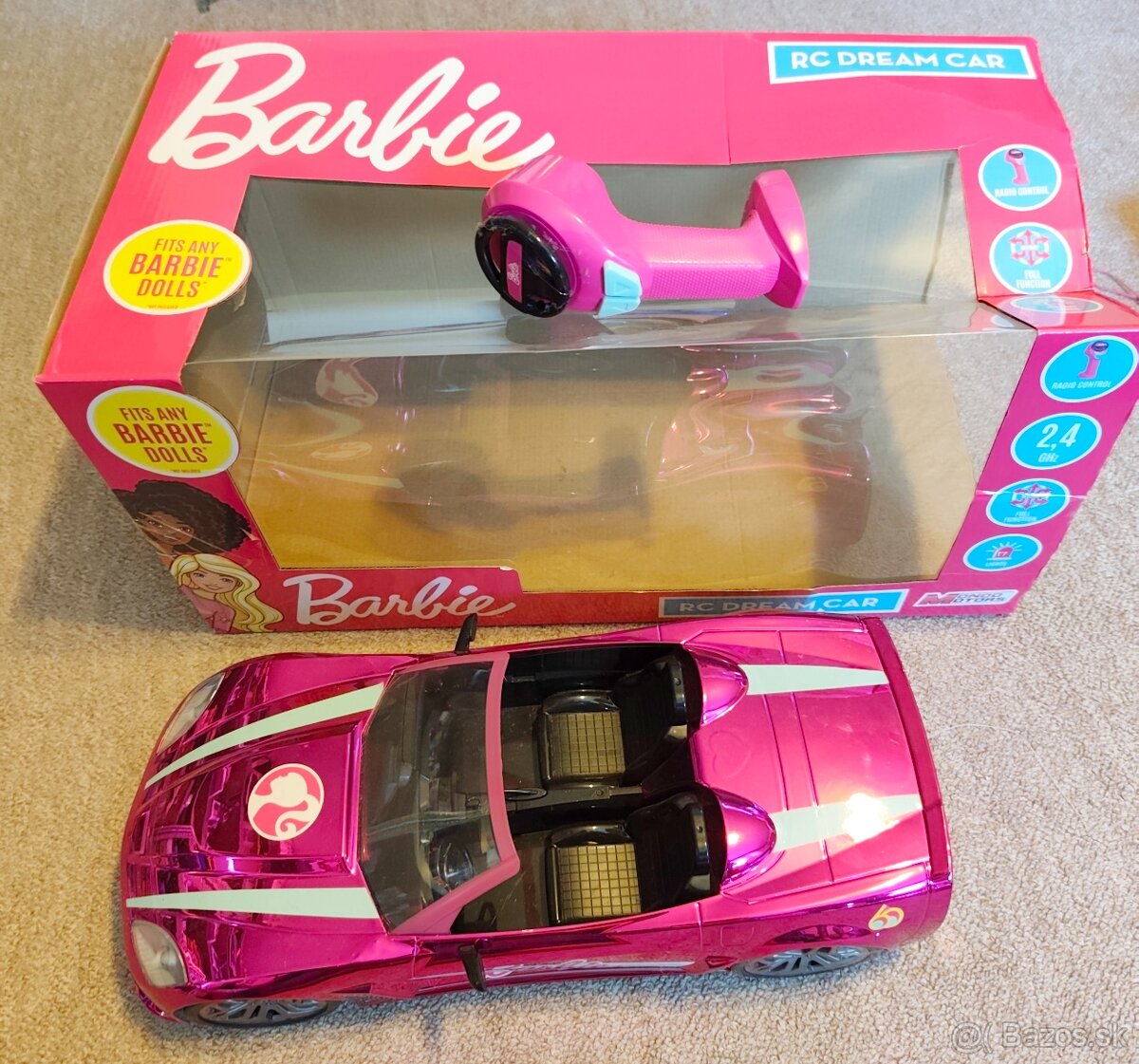 Auto Barbie na ovladanie - 2
