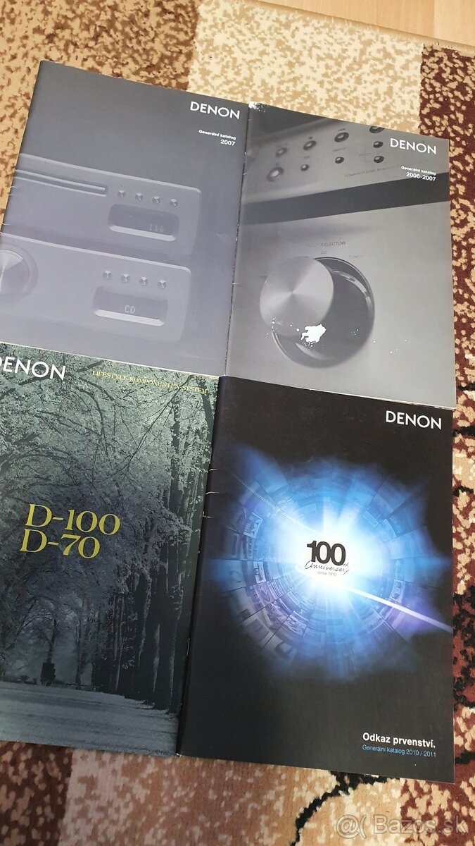 Katalogy Denon---znížené na 20 Eur. - 2