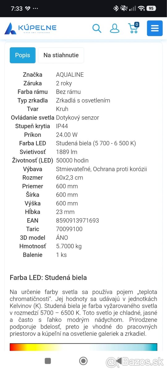 Zrkadlo do kúpeľne - 2
