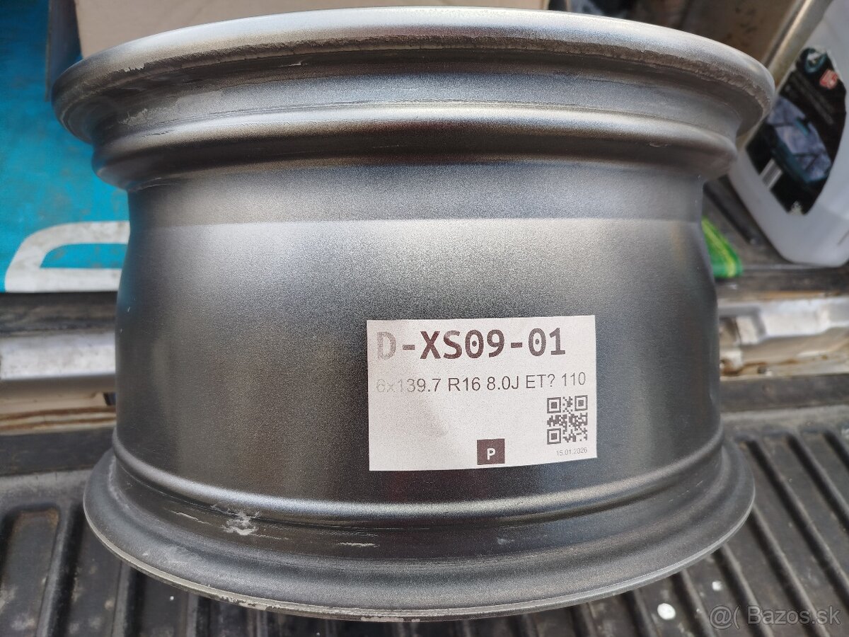 Disky 6x139,7 R16 - 2