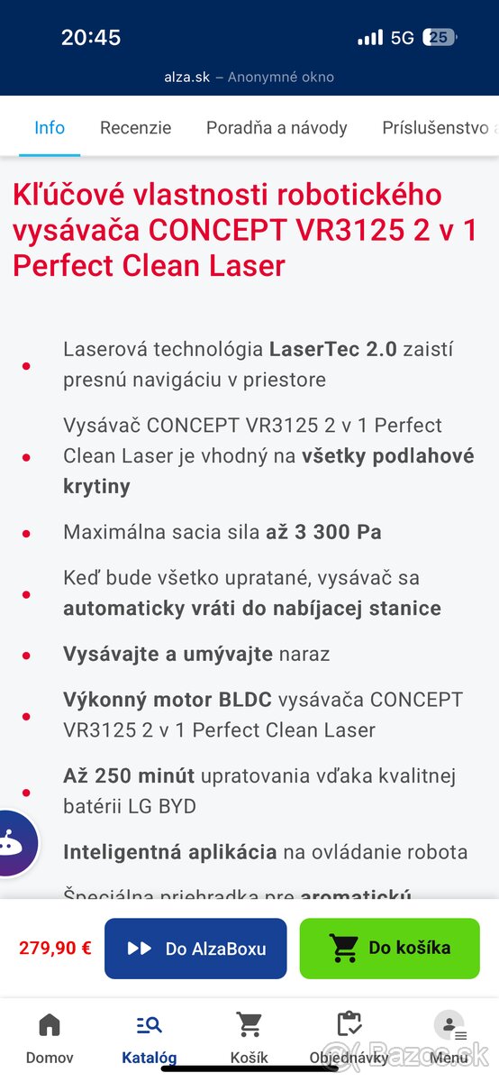 NOVÝ robotický vysávač CONCEPT 2v1 - 2