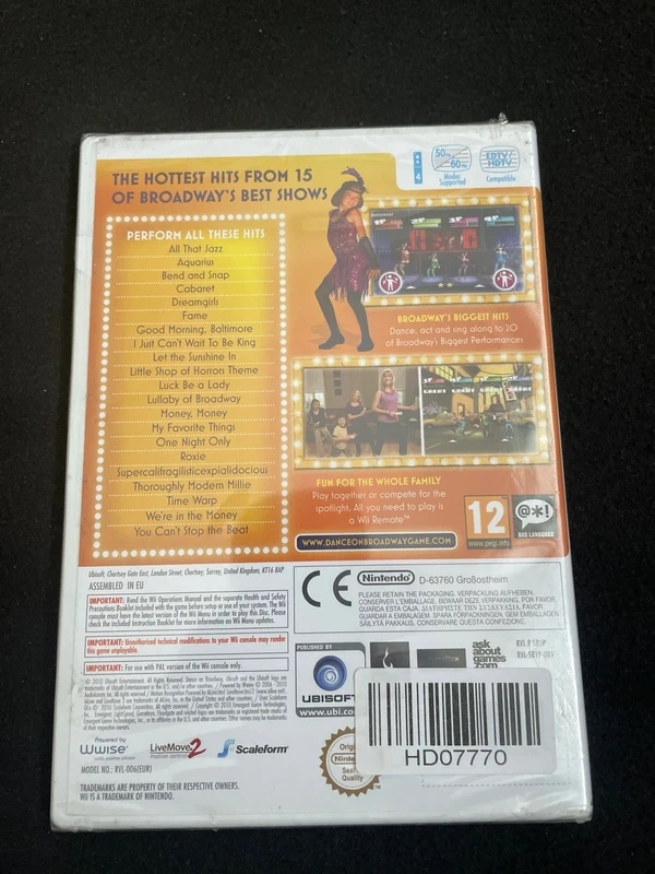 Dance on Broadway – Nintendo Wii (nové) - 2