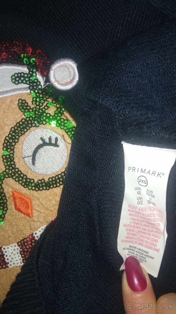 Vianočný svetrík sovička 152 - 2