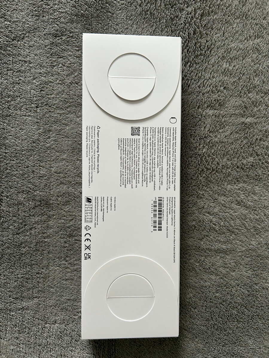 Apple Watch 11 - 46mm Black S/M GPS NOVÉ NEROZBALENÉ - 2