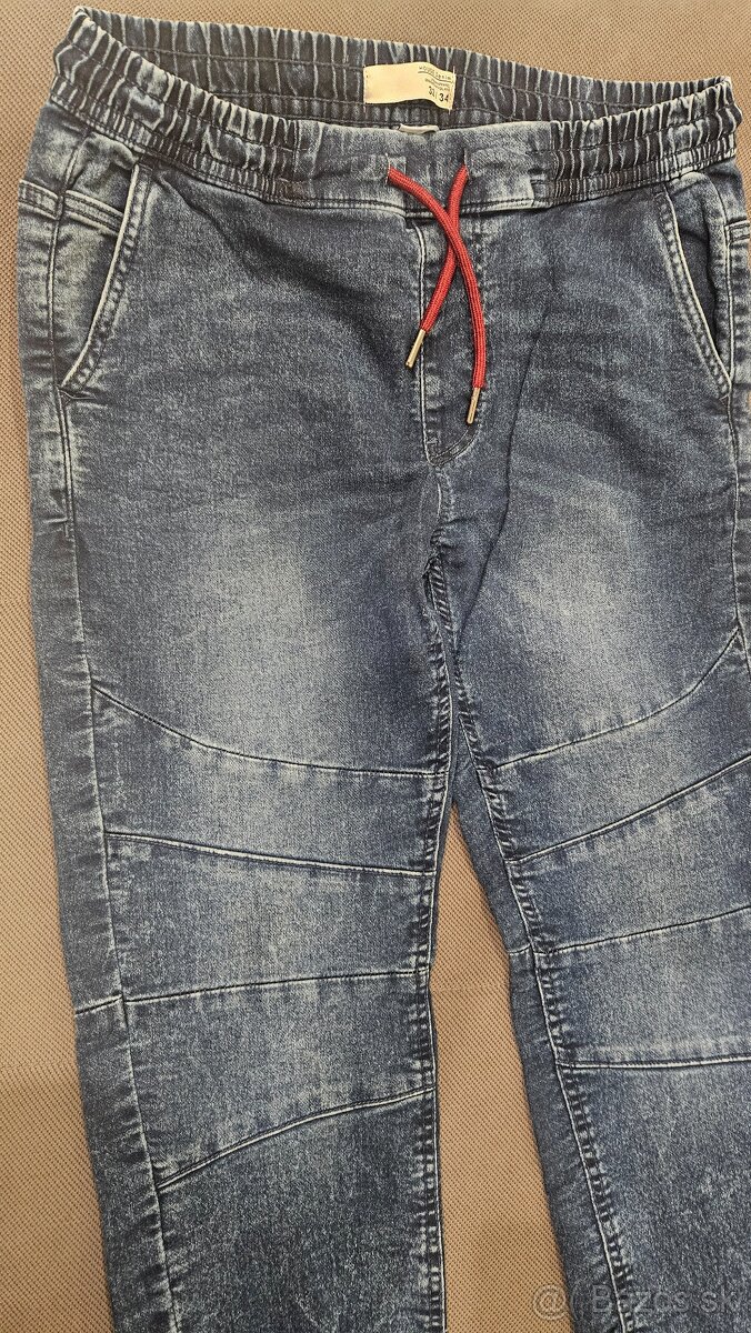 Pánske rifle jogger slim - 2