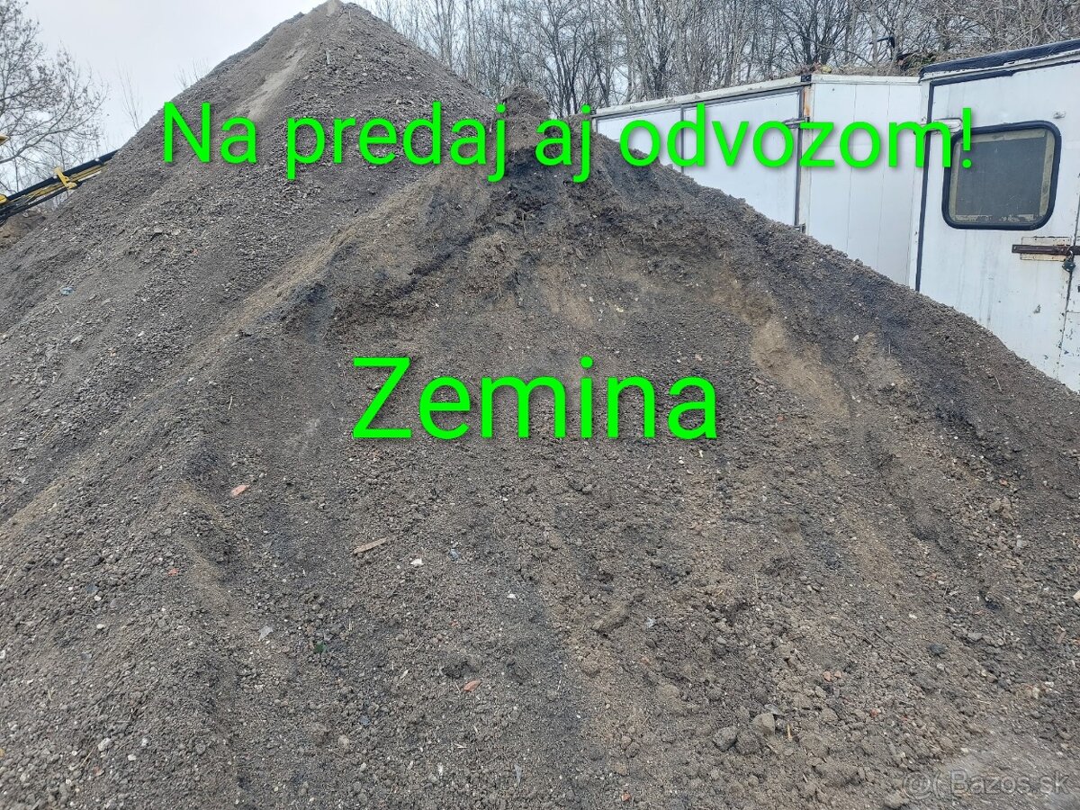 Zemina, drvený beton + odvoz - 2