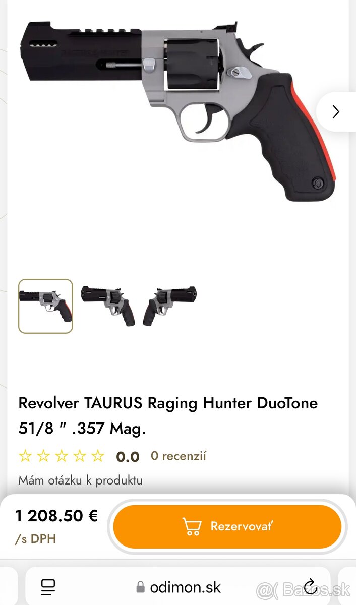 Revolver TAURUS Raging Hunter .357 MAGNUM - 2