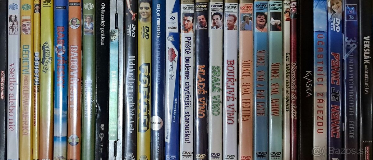 DVD pre zberateľov SK & CZ + rôzne zahraničné - 2