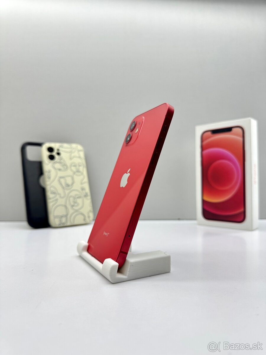iPhone 12 RED 128GB NOVÁ BATÉRIA 100% - 2