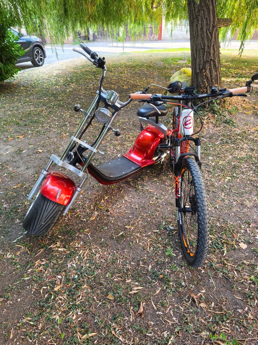 Elektrický chopper+elektrobicykel Crussis - 2