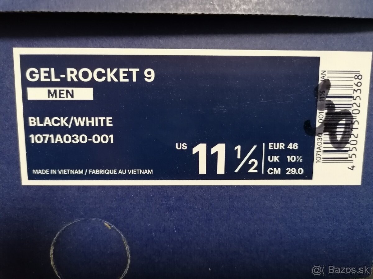 Predám halovky Asics Gel Rocket 9 - 2