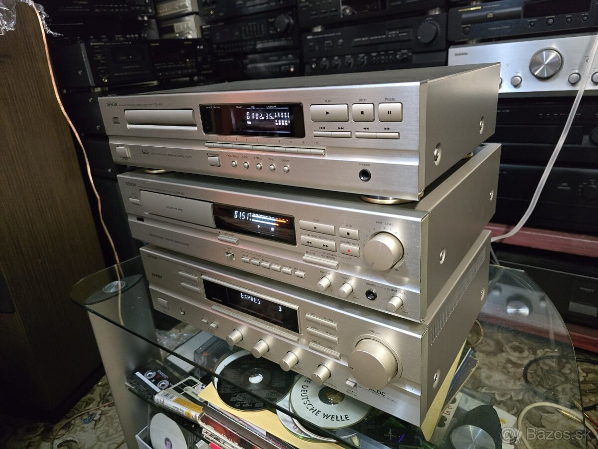 Denon HiFi zostava champagne DRA-565RD, DCD-615,DRS-640 - 2