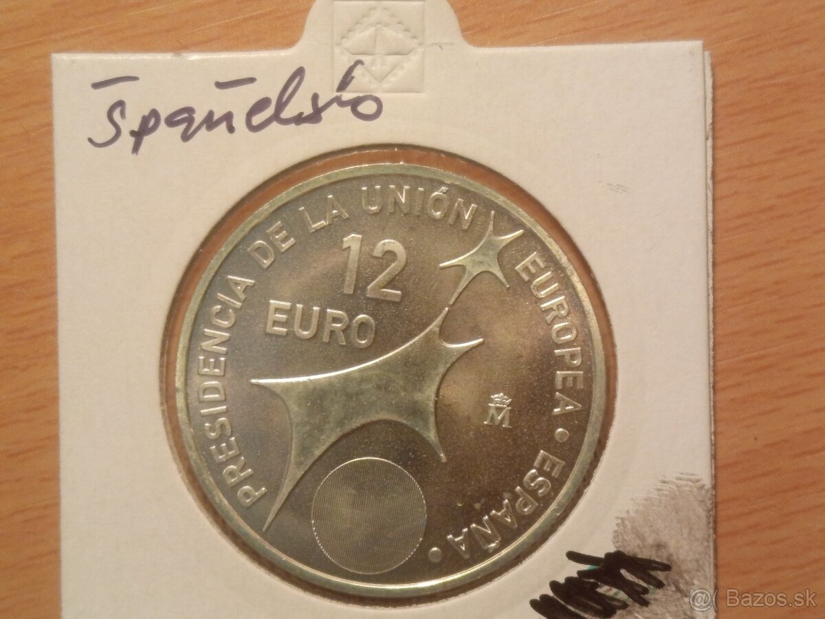 12€ Španielsko 2002 – Investičné striebro - 2