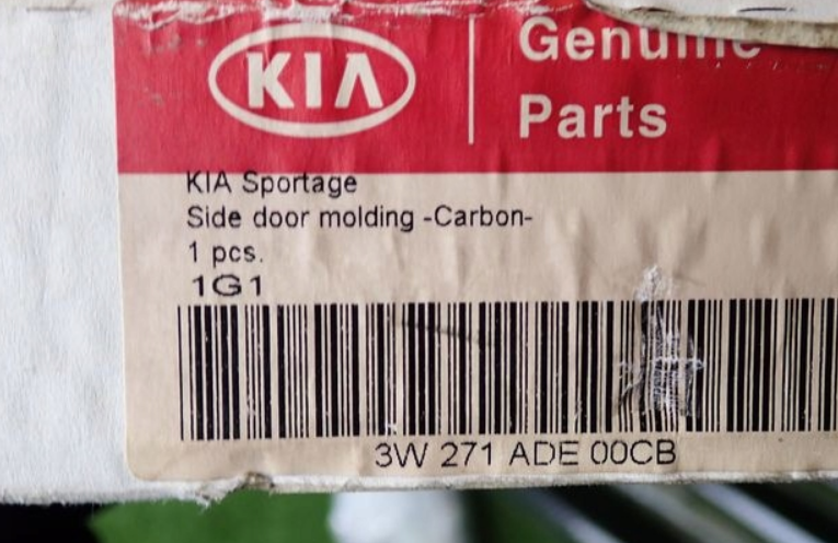 kia sportage lišty dverí 2010-15 - 2