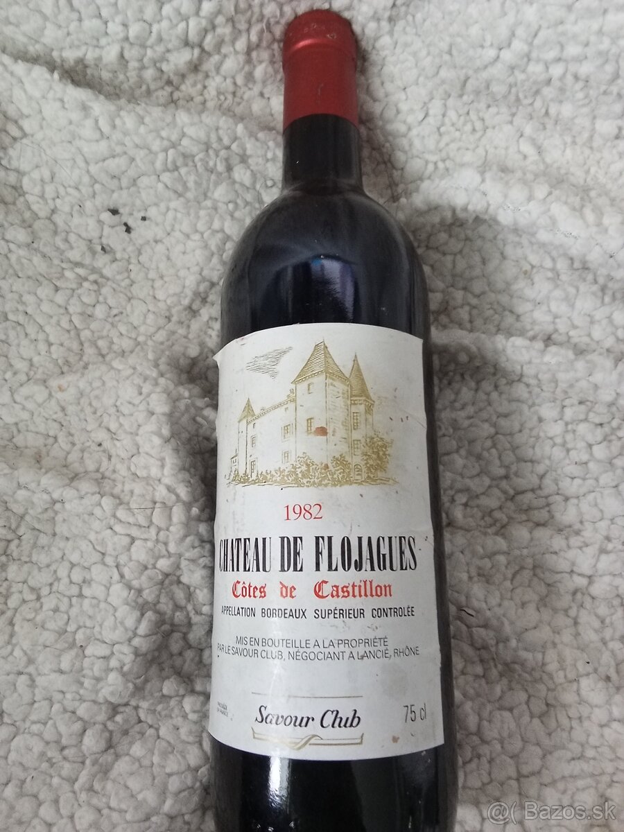 Archívne červené víno-ročník 1982 - 2