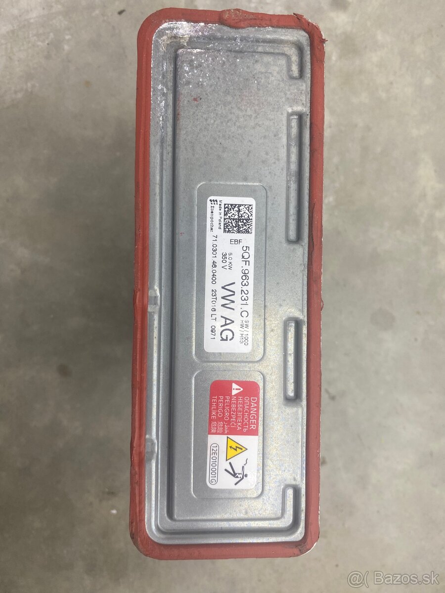 VW GT výmenník tepla 5QF963231 - 2